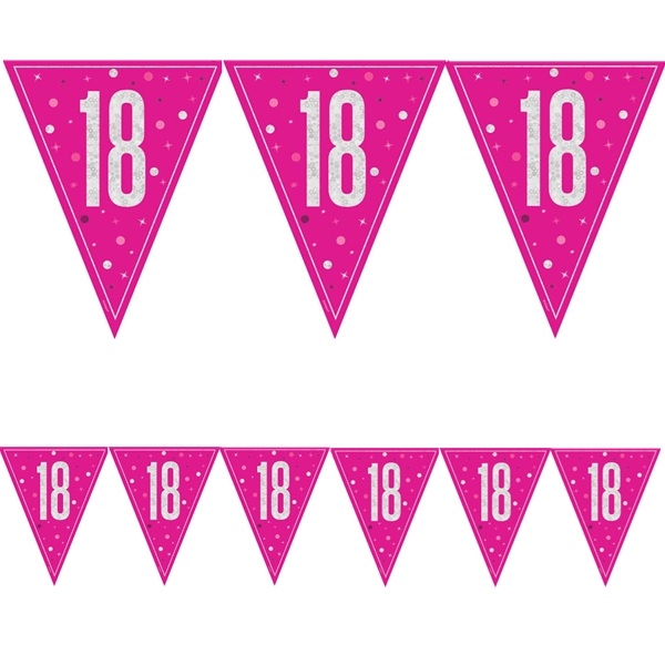 ROSA PYNT 18 ÅR (MØRK ROSA)