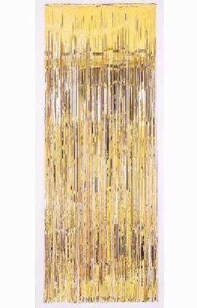 GULLFARGET DØRGARDIN