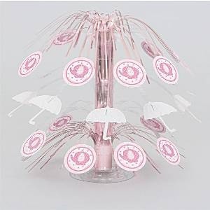 UMBRELLAPHANTS ROSA BABY SHOWER BORDDEKORASJON