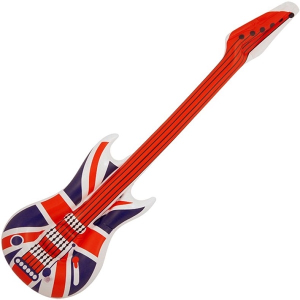 OPPBLÅSBAR GITAR - UNION JACK