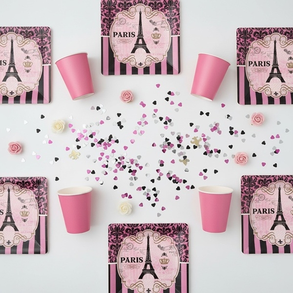 A DAY IN PARIS TALLERKENER (illustrasjonsbilde)