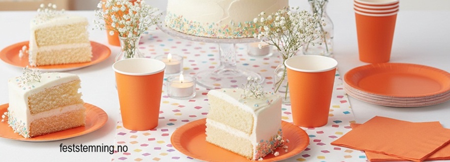 ORANSJE PYNT OG BORDDEKKING